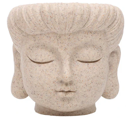 large buddha head plant pot Buddha Statue Planter